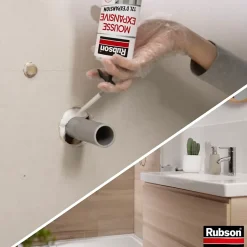 Mousse expansive aérosol multi-usages 12L^Rubson Hot