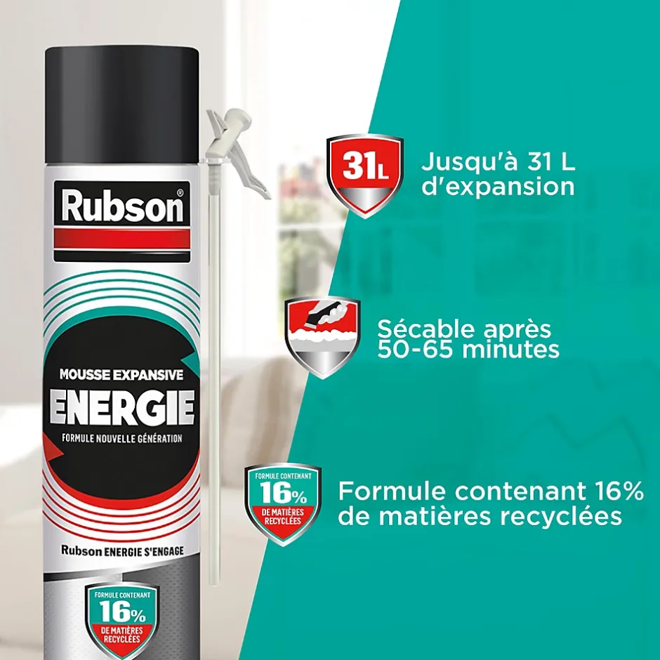 Mousse expansive energie 750ml^Rubson Best