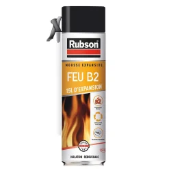 Mousse expansive Feu B2 aérosol 500ml-Rubson New