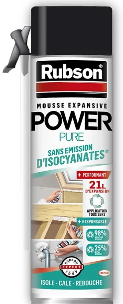 Mousse Expansive Power Pure Aérosol, 21L-Rubson Best