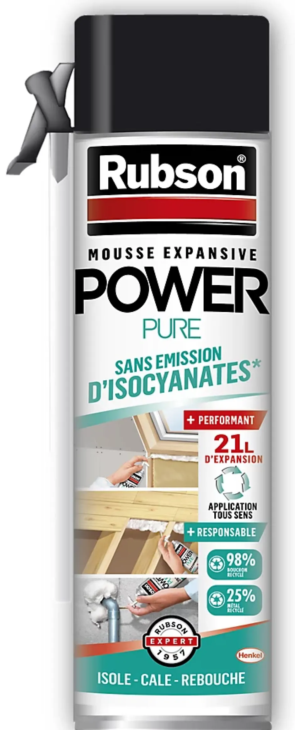 Mousse Expansive Power Pure Aérosol, 21L-Rubson Best