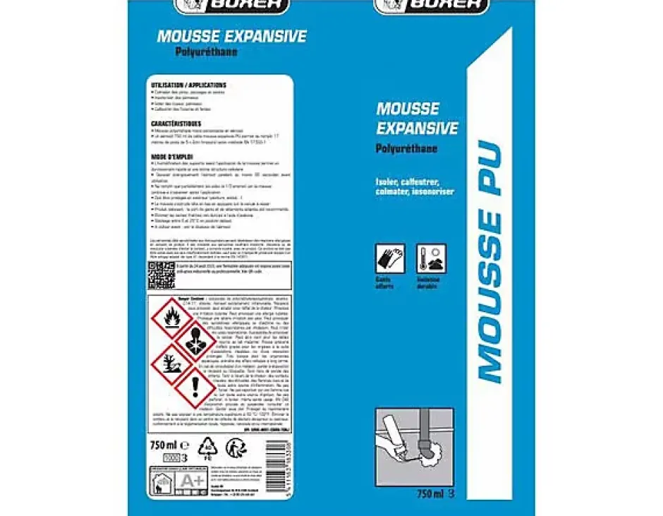 Mousse expansive universelle Boxer 750 ml^Soudal Best