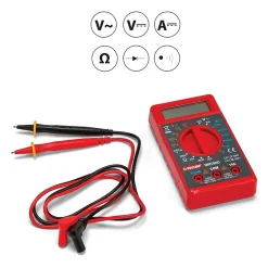 Multimètre digital 6 en 1, sondes fournies-Velamp
