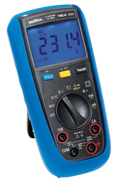 Multimètre numérique MTX 203-Z , 600 V CAT III, IP54, rétro-éclairage bleu-Chauvin Arnoux Outlet