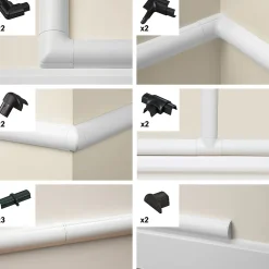 Multi-pack d'accessoires pour goulotte noire 30 x 15 mm^D-Line Sale