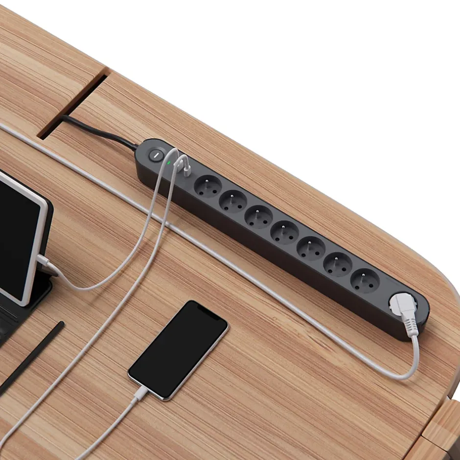 Multiprise 8 prises + 2 USB 1.5 m noir-Jacobsen Online