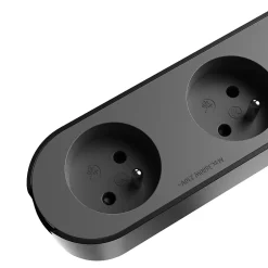 Multiprise 8 prises + 2 USB 1.5 m noir-Jacobsen Online