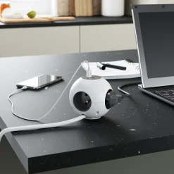 Multiprise 4 prises + 2 USB 1.5 m forme cube-Jacobsen Online