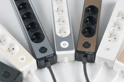 Multiprise 3 prises + 2 usb Odace anthracite 1.5 m-Schneider Electric Clearance