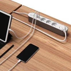 Multiprise 4 prises + 2 USB 1.5 m blanche-Jacobsen New