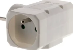 Multiprise 3 prises 16A blanc L. 78 mm- Outlet