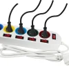 Multiprise 5 prises blanche 230V 16A-GAO New