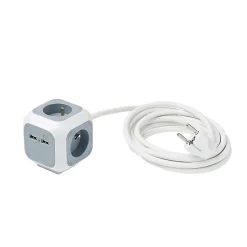 Multiprise 4 prises CUBE & USB 3m^Diall Hot