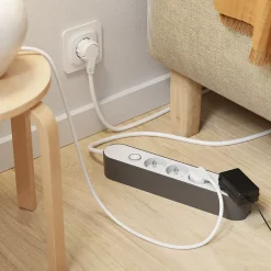 Multiprise 4 prises 3 m blanche^Jacobsen Online