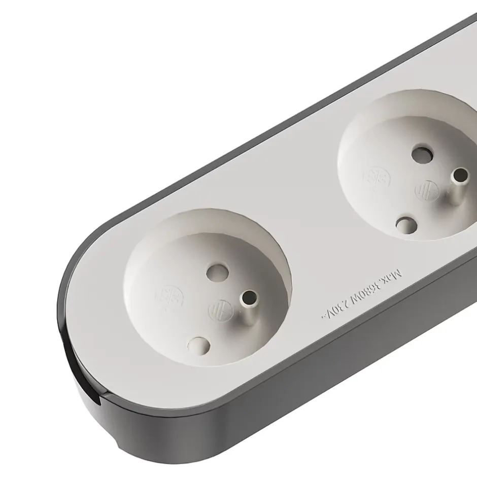 Multiprise 5 prises 3 m blanche^Jacobsen Clearance