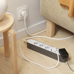 Multiprise 5 prises 3 m blanche^Jacobsen Clearance