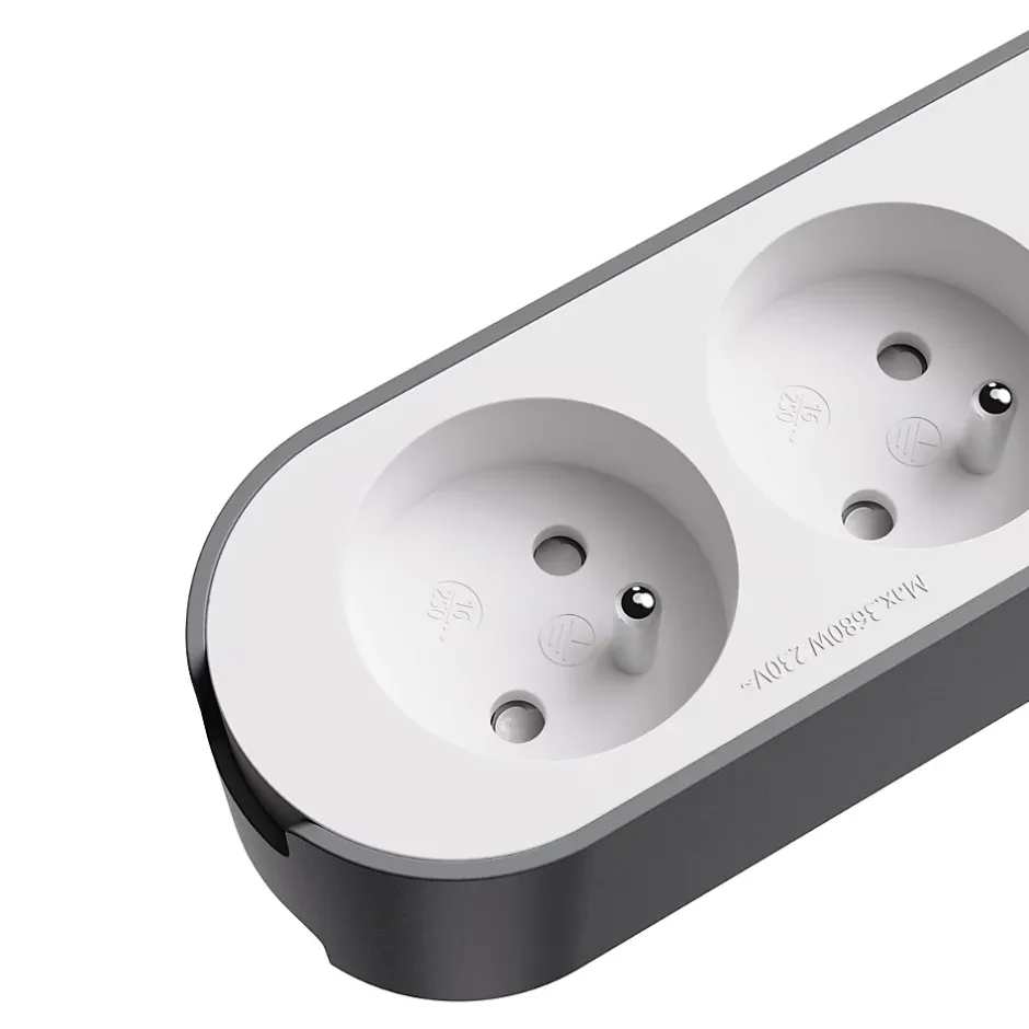 Multiprise 3 prises 1.5 m blanche^Jacobsen New