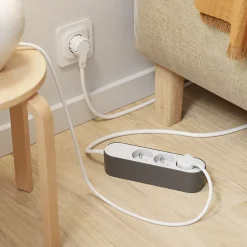 Multiprise 3 prises 1.5 m blanche^Jacobsen New