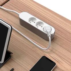 Multiprise 3 prises blanche à câbler^Jacobsen Clearance
