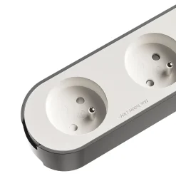 Multiprise 5 prises blanche à câbler-Jacobsen Sale