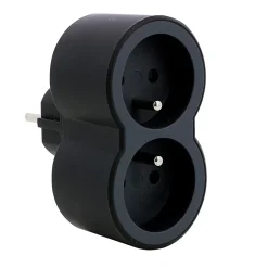 Multiprise 2 prises noir et gris-Legrand Clearance