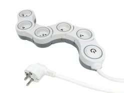 Multiprise avec interrupteur 5 prises modulable 2m-Diall New