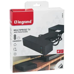Multiprise parafoudre 4 prises noir 2 m^Legrand Discount