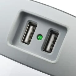 Multiprise Wattball 2x 16A + 1 x 6A + 2 x USB 2.1A blanc et gris^Watt & Co Outlet