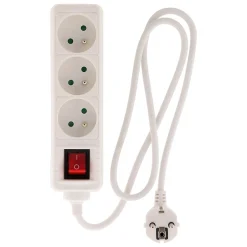 Multiprise 3x16A 2P+T + interrupteur^Zenitech Clearance