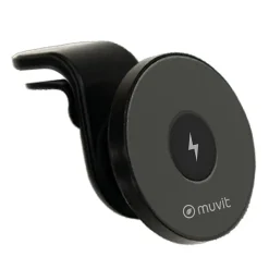 Support Voiture Magnétique Chargeur MagSafe 15W avec Câble USB-C Noir^Muvit New