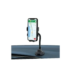 Support Voiture pour Smartphones 2 en 1 Flex avec Pince Extensible à 87mm Noir-Muvit Hot
