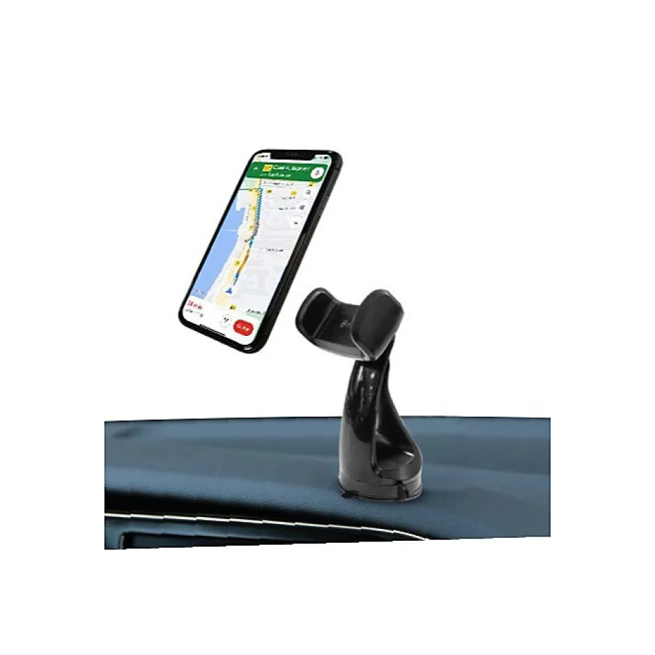 Support Voiture pour Smartphones Rotatif à 360 Pince Extensible à 80mm Noir^Muvit Clearance