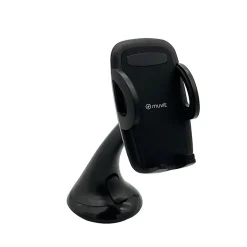 Support Voiture Universel 2 en 1 avec Pince Extensible à 92mm Noir-Muvit Best