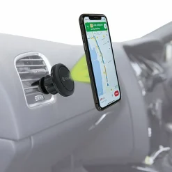 Support Voiture Universel Magnétique en Plastique avec Rotule Pivotable à 360 Noir^Muvit New