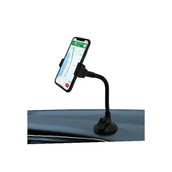 Support Voiture Universel Flex Rotatif à 360 avec Pince Extensible à 100mm Noir-Muvit