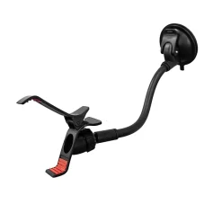 Support Voiture Universel Flex Rotatif à 360 avec Pince Extensible à 100mm Noir-Muvit