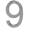 N° de maison - marquage 9 - en acier - couleur gris - à visser - hauteur 12 cm - CPA9^Chapuis Clearance