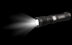 Lampe torche LED 1000lm Zoom Focus batterie USB aimant extérieur camping^National Geographic Clearance