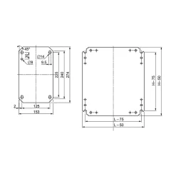 Nsymm106 Plaque De Montage En Acier Galvanisé - Pour Coffret H1000 X L600mm - Schneider Spacial-Schneider Electric Best