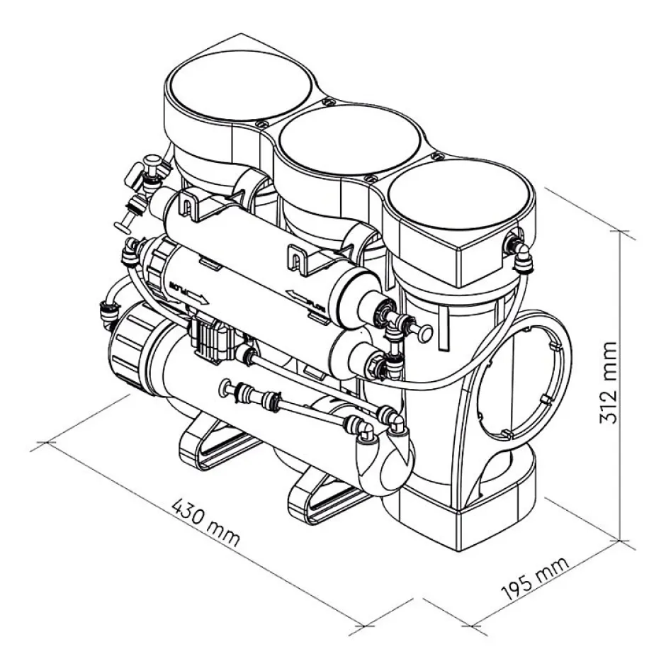 Osmoseur inverse ECOSOFT PURE BALANCE-Sinea
