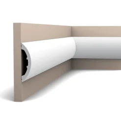 P3070 Cimaise murale - 12,5x3x200cm (h x p x L) - Pack 2 pièces^Orac Decor Online