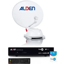 Pack AS2 Parabole Satellite Automatique 60cm + Récepteur satellite SATMATIC HD FRANSAT-Alden Discount