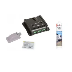 PACK BLACK BOOSTER 170W Seul Panneau solaire Camping Car + Kit de pose solaire avec Régulateur de Charge^Antarion Best