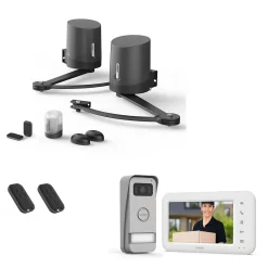 Pack 100% connecté avec motorisation portail battant Orane Connect + Visiophone Elia Smart 2 + 2 télécommandes supplémentaires-Avidsen Online