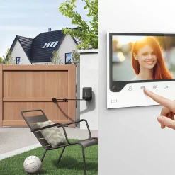 Pack 100% connecté avec motorisation portail battant Orane Connect + Visiophone Elia Smart 2 + 2 télécommandes supplémentaires-Avidsen Online