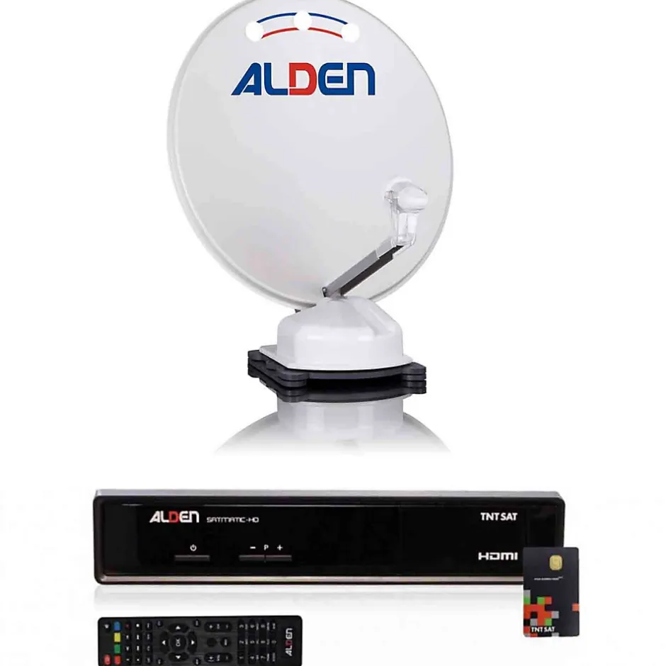 Pack ORBITER 65 Parabole Auto + Récepteur satellite SATMATIC HD TNTSAT^Alden Best