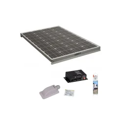 Pack Panneau Solaire Monocristallin 140W + Kit de Pose Solaire avec Régulateur-Antarion