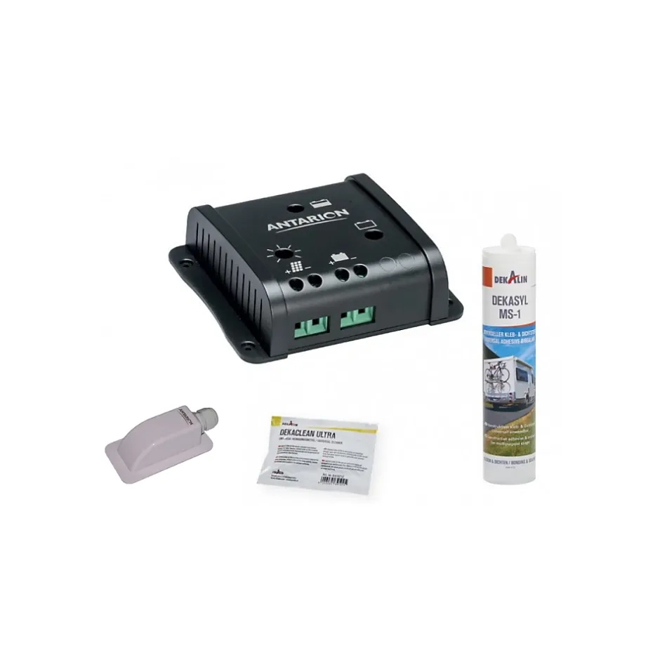 Pack Panneau solaire 140W + Kit de pose Solaire avec Régulateur 160W 10A-Antarion Sale