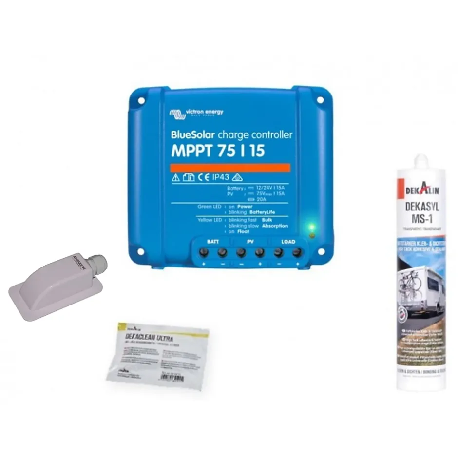 Pack Panneau Solaire 120W Camping-car + Régulateur Solaire Victron 15A-Antarion New