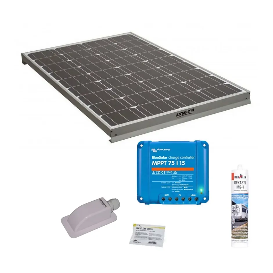 Pack Panneau Solaire 120W Camping-car + Régulateur Solaire Victron 15A-Antarion New